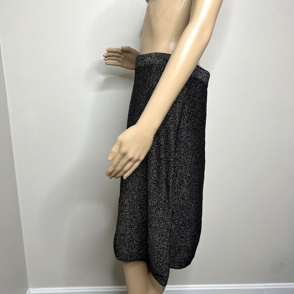 Nanette Lapore Black Sparkly Knee Length Skirt - Picture 2 of 8